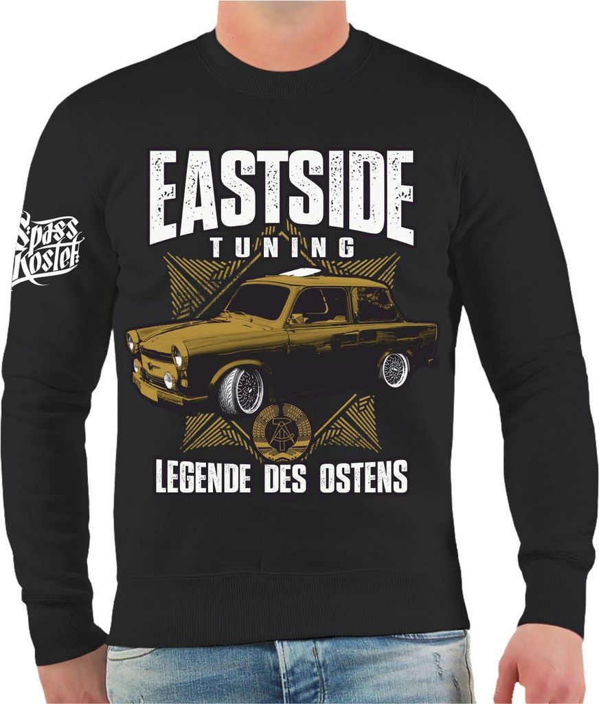 Herren Sweatshirt DDR Eastside Tuning Legende des Ostens