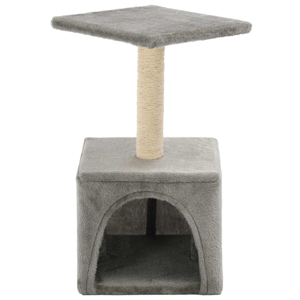 Hochwertigen Möbel Tierbedarf - Grau Katzen-Kratzbaum Sisal 55cm Grau NEU2366271