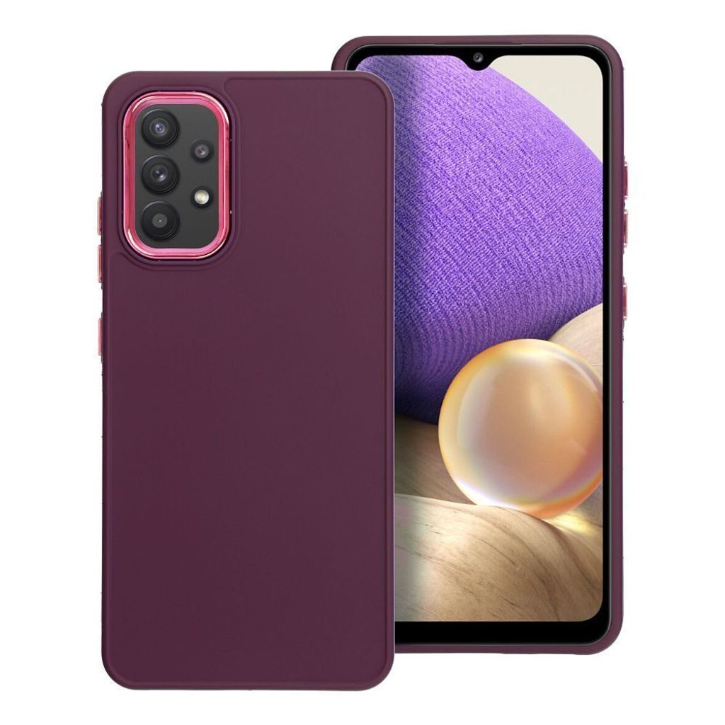 Case passend für Samsung A32 LTE ( 4G ) Frame purple