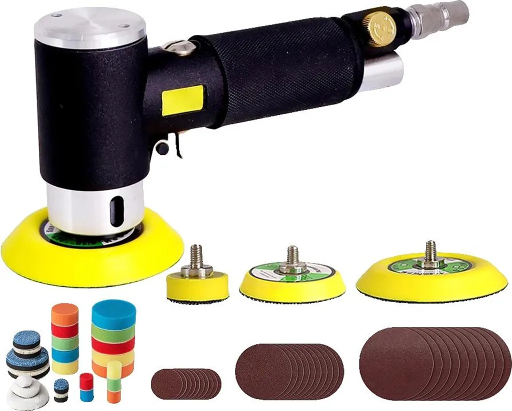 Mini meuleuse d'air légère orbitale 3 mm, vitesse stable 1200 tr/min