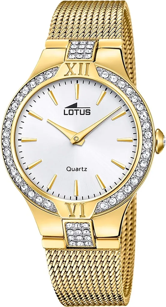 Lotus orologio da donna Classic Elegant orologio da polso in acciaio inossidabile oro UL18895/1