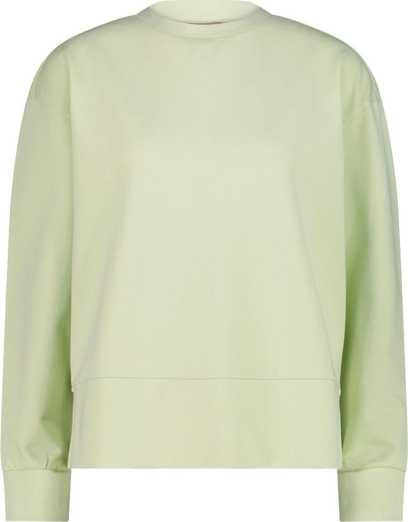 CMP Damen Sweatshirt aus Baumwolle mit Stretch grün 38