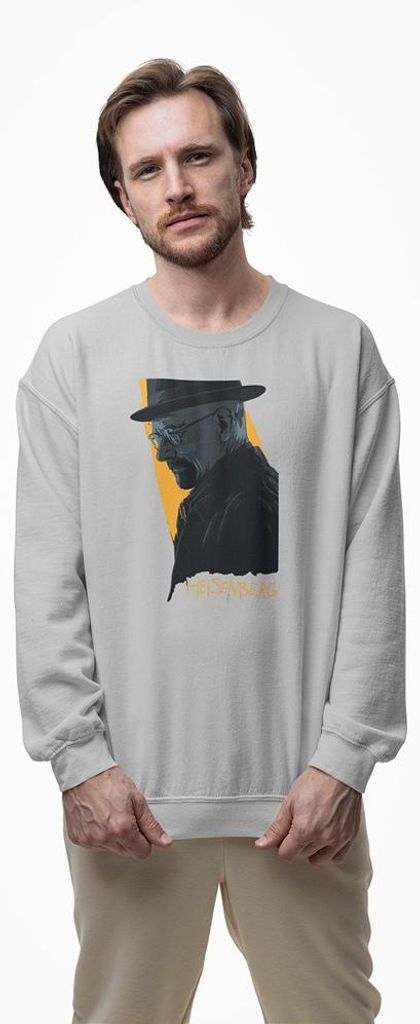 D&B Design Uni Pullover SWMO00013 Breaking Bad HellGrau-Größe L