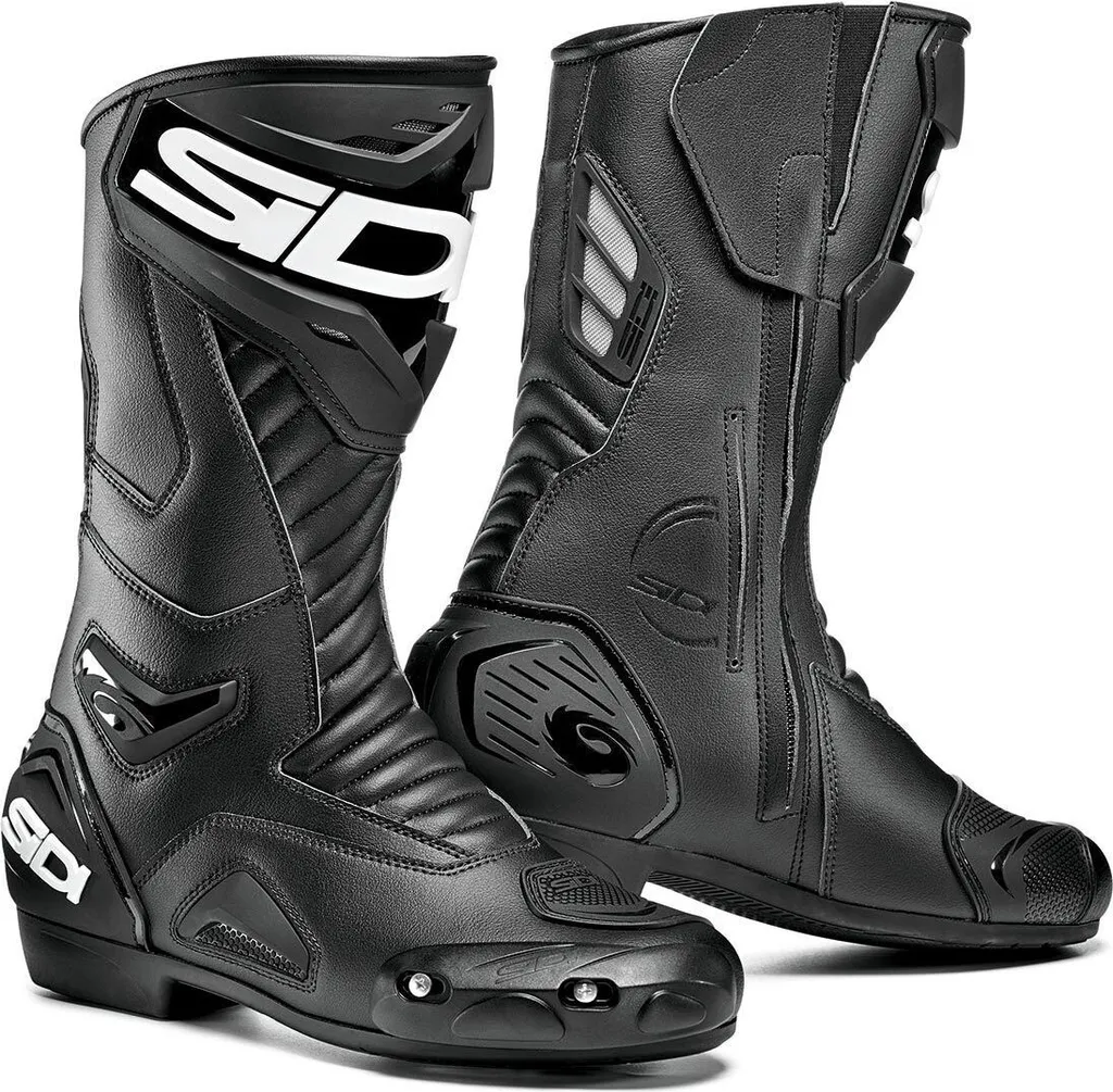 Bottes moto Sidi Performer noir 47 pour conduite sportive et circuit