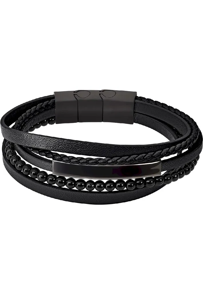Bracciale Lotus LS2144/2/4 Uomo Acciaio Nero 22 cm - Eleganza Urban