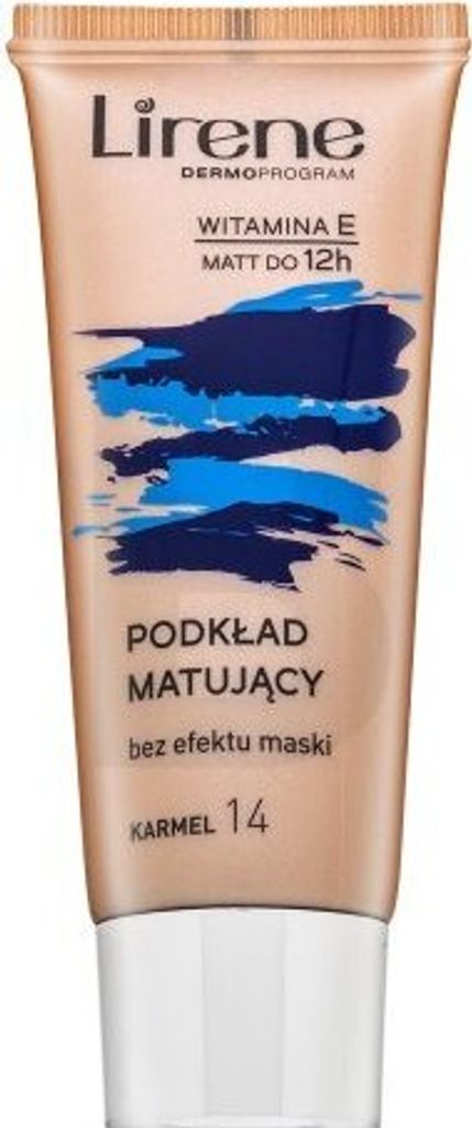 Lirene Nature Matte fluid 14 Caramel Make-up – Fluid mit mattierender Wirkung 30 ml