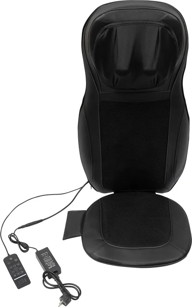 Coussin de massage puissant 48W noir avec fonction multi-programmes