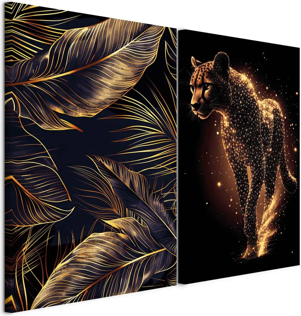 Runa Art Quadro Forest Animals Stampa D'Arte Tela Non Tessuta Decorazione Murale Soggiorno Camera Da Letto 001856c