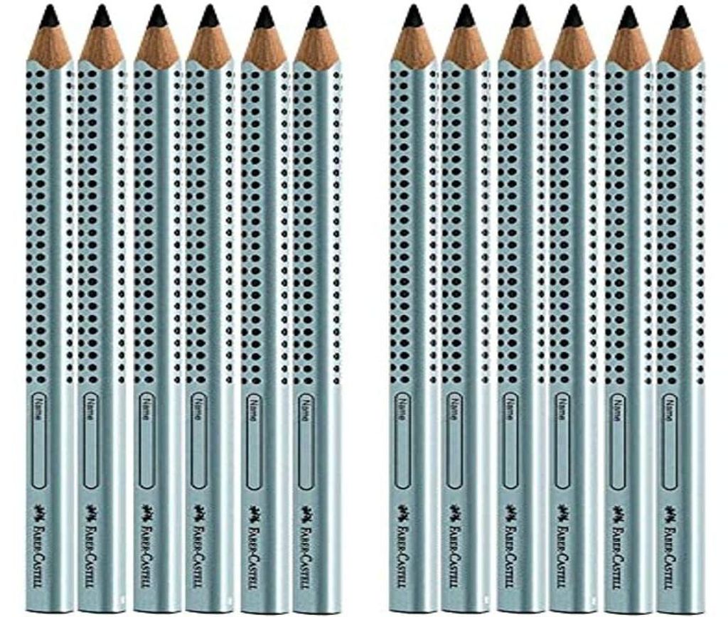 Faber-Castell Bleistift Set: 12x Jumbo Grip B – Größe 12 Produktbild 