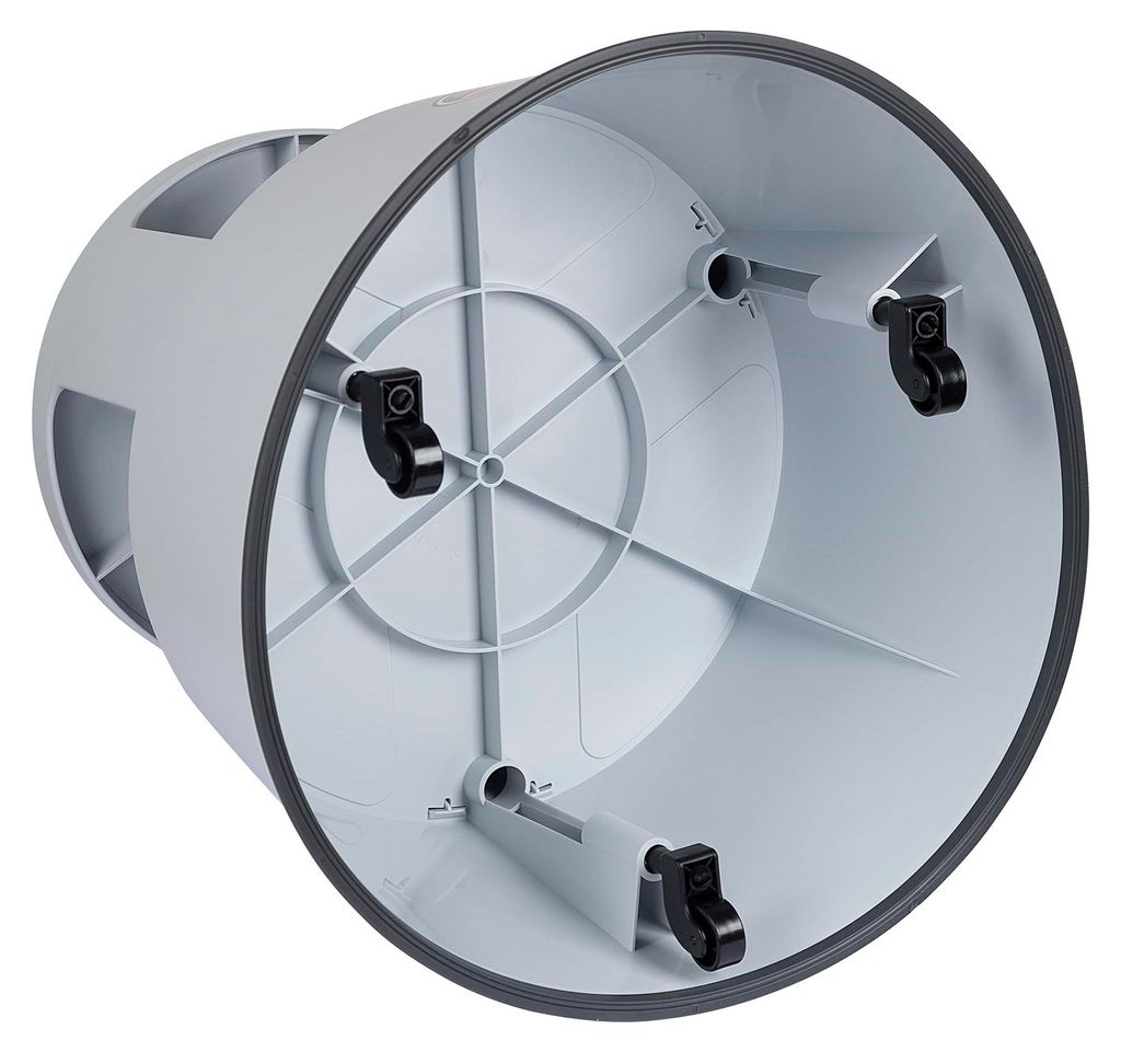 Rollhocker PP & TPE gris clair H.avec/sans charge 420/428mm Image du produit 