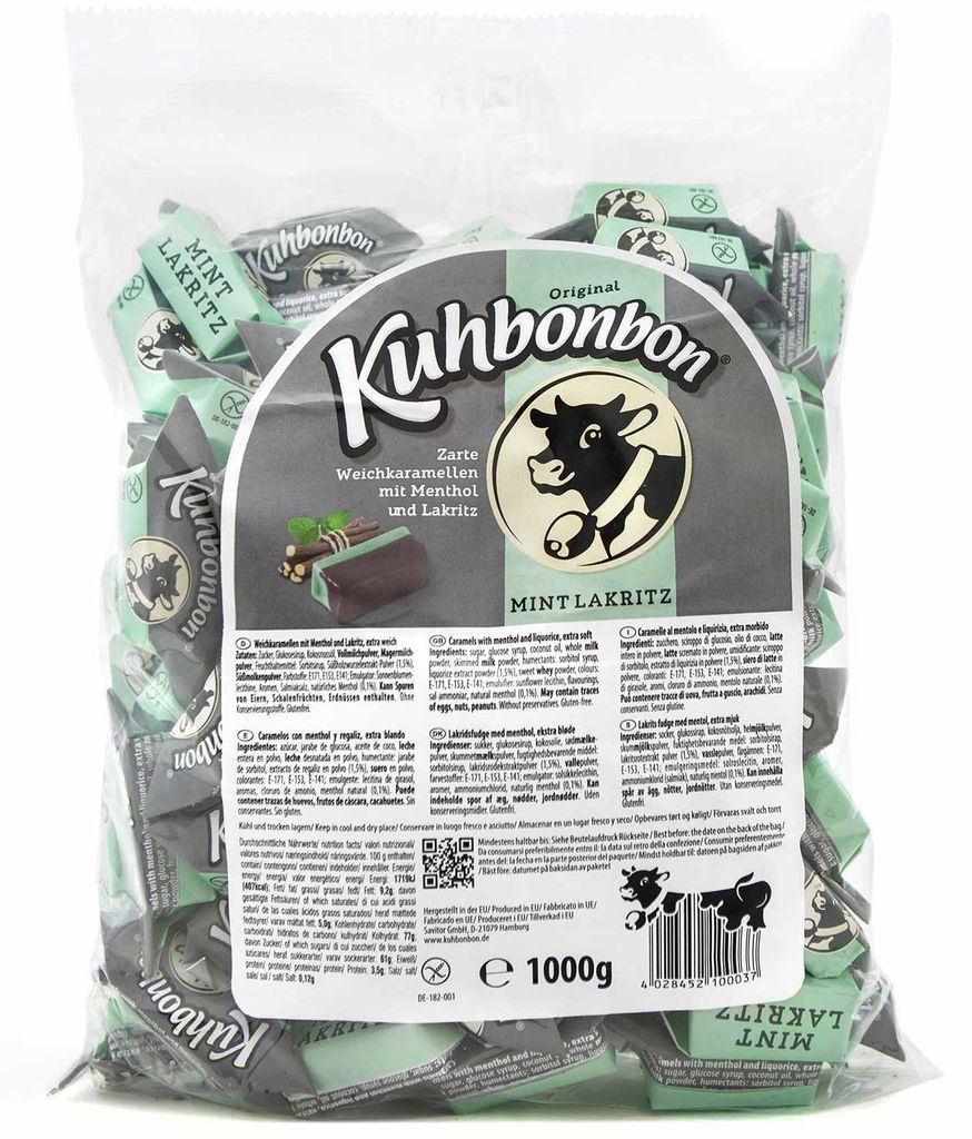Kuhbonbon Mint Lakritz 1kg Produktbild 