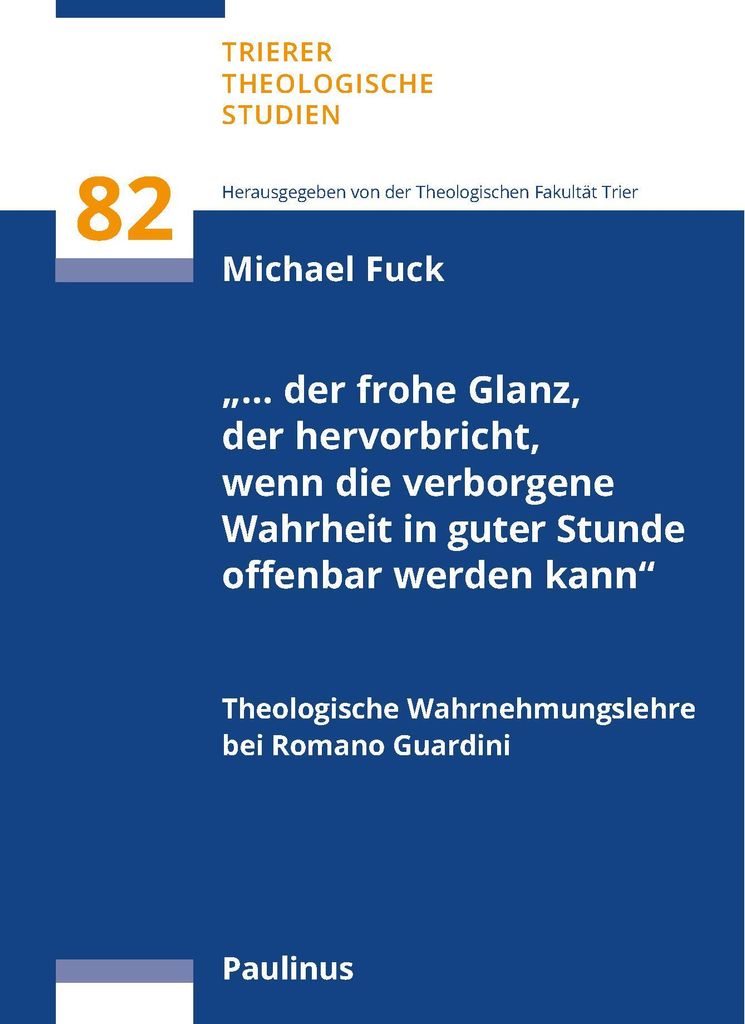 "... der frohe Glanz, der hervorbricht, wenn die verborgene Wahrheit in guter Stunde offenbar werden kann"