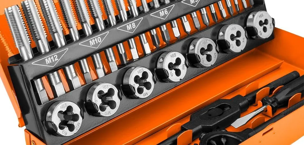 Kit taraudage M3-M12 pour réparation de pas de vis de mécanique