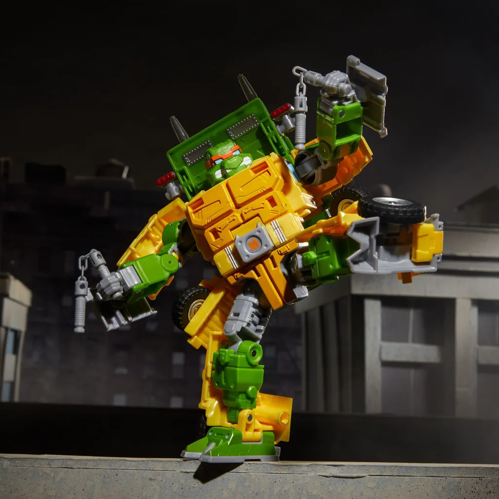 Robot Transformable Party Wallop Tortues Ninja et Transformers 24cm - 15