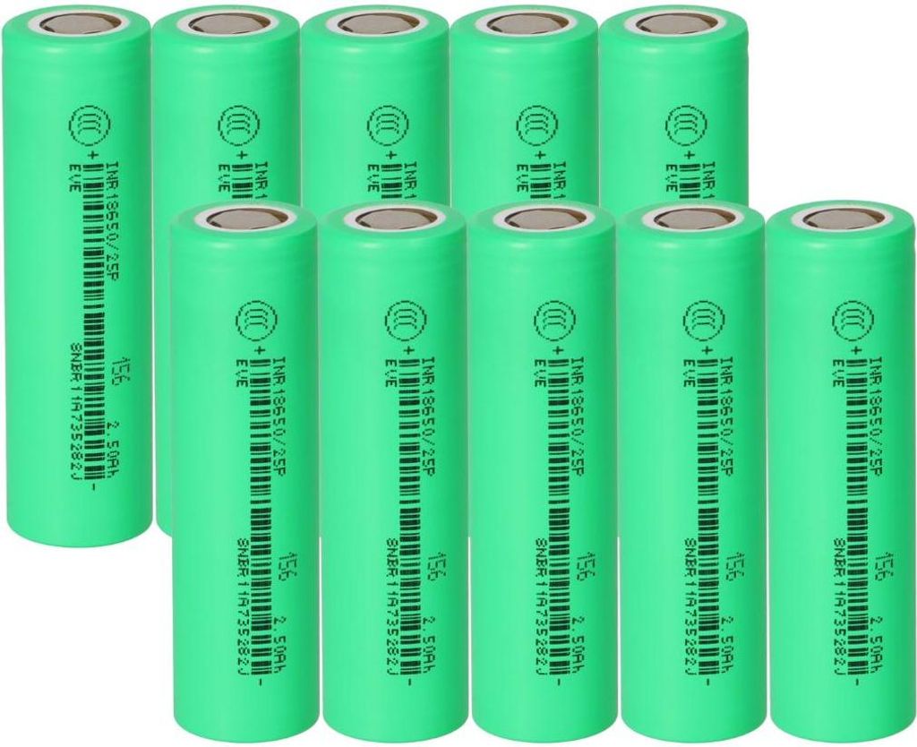 10X Eve Inr18650-25P 2500Mah - 20A Image du produit 