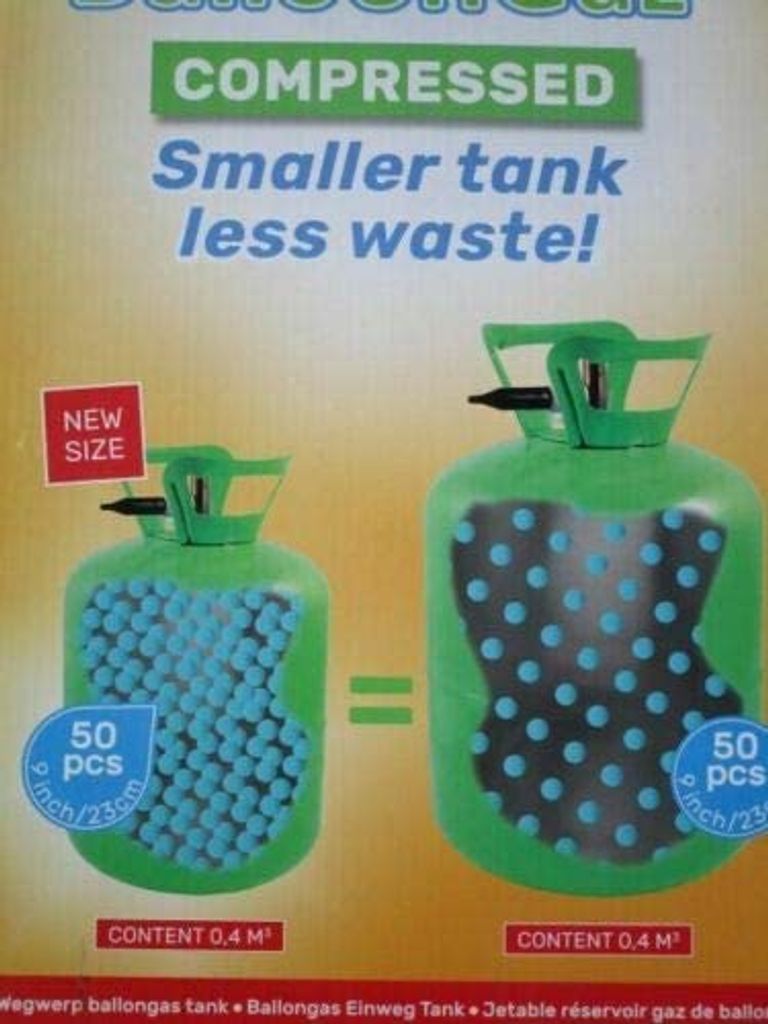 HELIUM DO BALÓNKŮ BALLOONGAZ - jednorázová nádoba 400 l Obrázek produktu 11