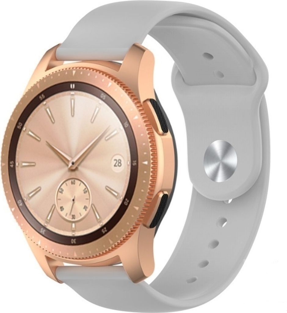 Strap-it Samsung Galaxy Watch 42mm Sportarmband (Grau)
