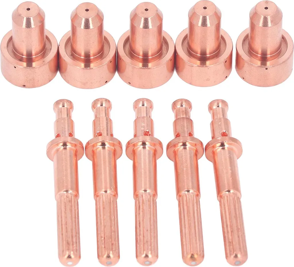 Kit 10 Consommables Plasma MC60 MC100 en Laiton, Électrode et Buse Pro - 3