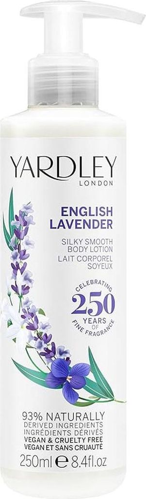 Yardley, London English Lavender, Krperlotion, 250ml Zdjęcie produktu 