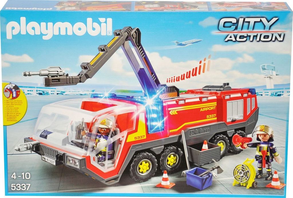 PLAYMOBIL 5337 City Action Flughafenlöschfahrzeug mit Licht Produktbild 9