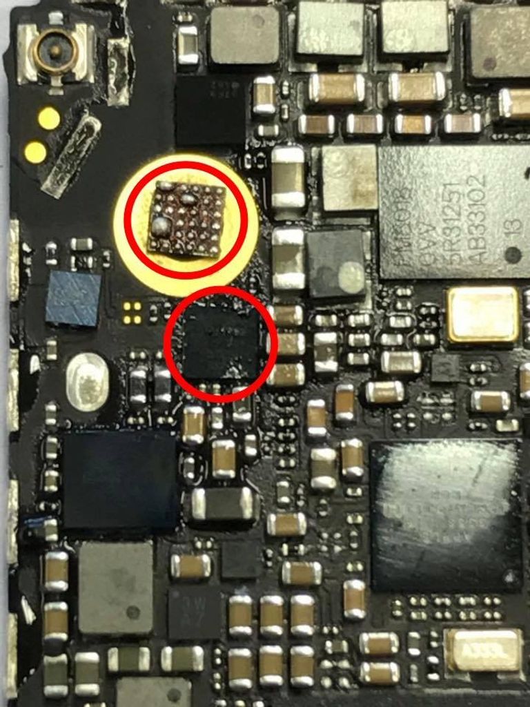 iPhone 5s, 5c, 6, 6+, 6s, 6s+, SE, 7, 7+, 8, 8+ Lade-IC-Ersatzservice