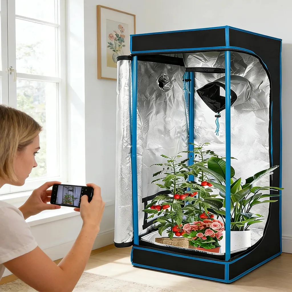 Tente de Culture Étanche 600D anti-fuite de lumière - Growbox Taille L