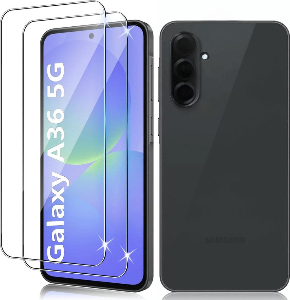 2X Schutzglas für Samsung Galaxy A26 5G Panzerfolie Display Full 9H