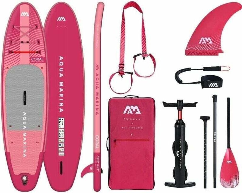 Aqua Marina Coral Raspberry 10'2'' (310 cm) Paddle Board Zdjęcie produktu 