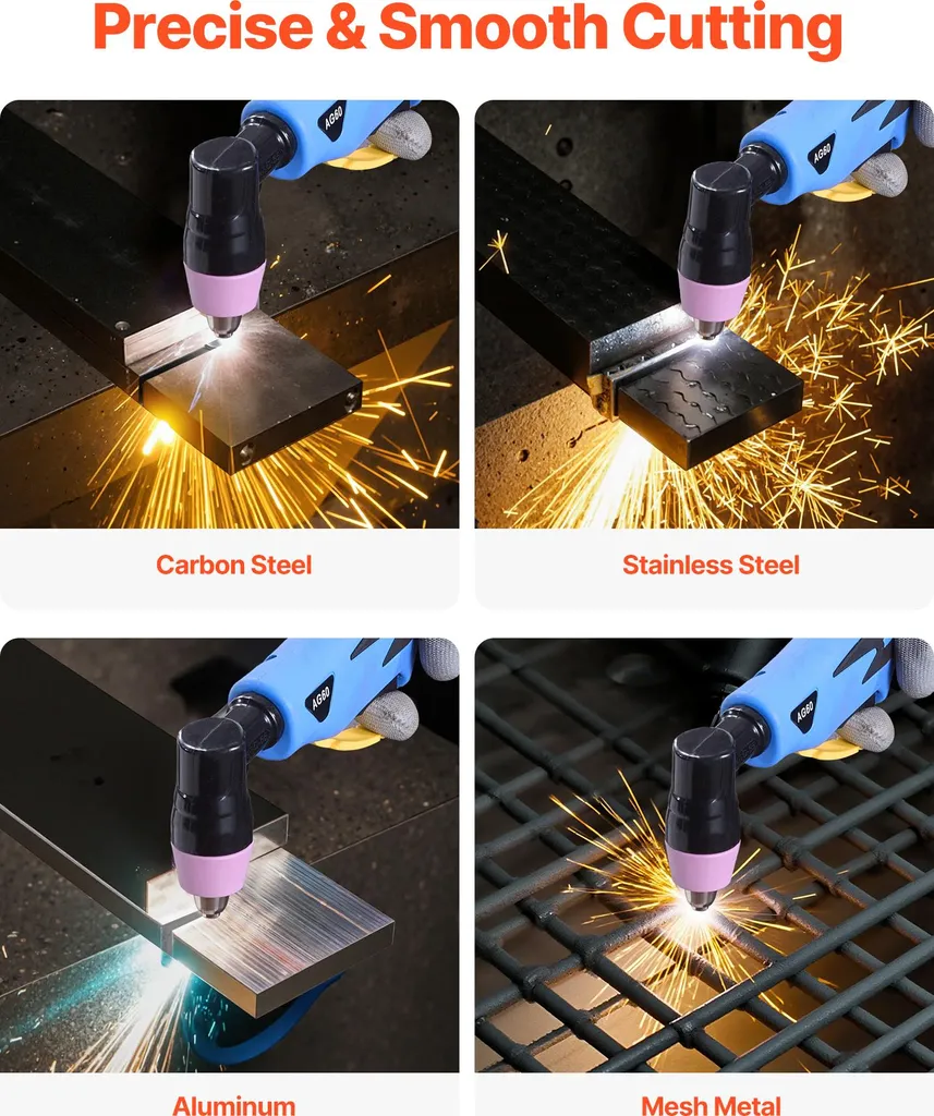 Machine de Découpe Plasma pour Acier et Inox - 60A Triphasé Haute Précision - 3