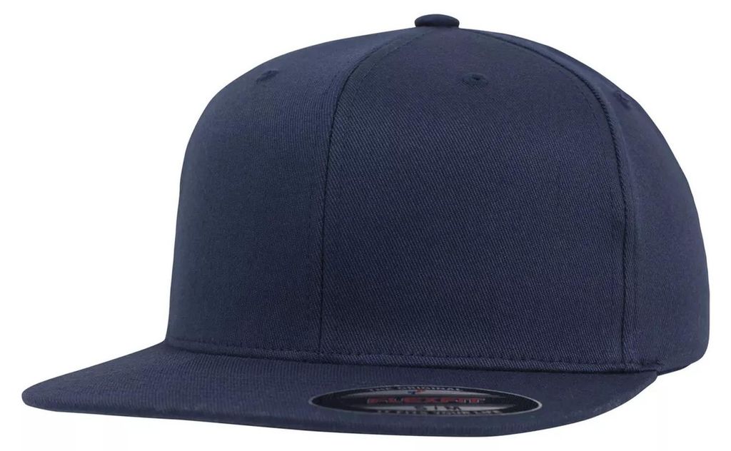 Flexfit - Baseball-Mütze Flacher Schirm TN1372 (S-M) (Marineblau)