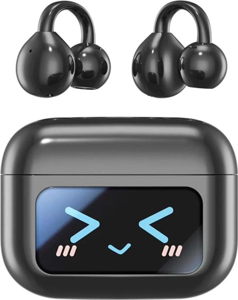 INF Auricolari Clip AI Traduttore Touchscreen - Audio Hi-Fi e Bluetooth 5.4