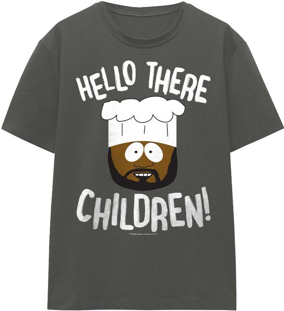 South Park - "Hello There Children" T-Shirt für Herren/Damen Uni TV15957 (XL) (Holzkohle)