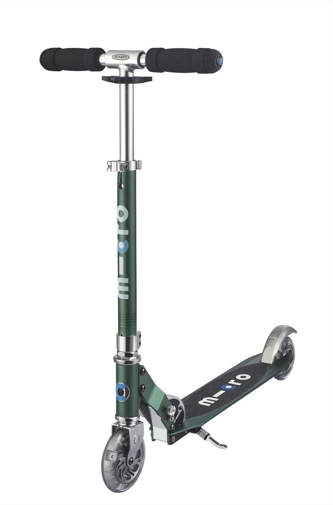 Micro Scooter Sprite LED Kinderroller, Farbe:forest green