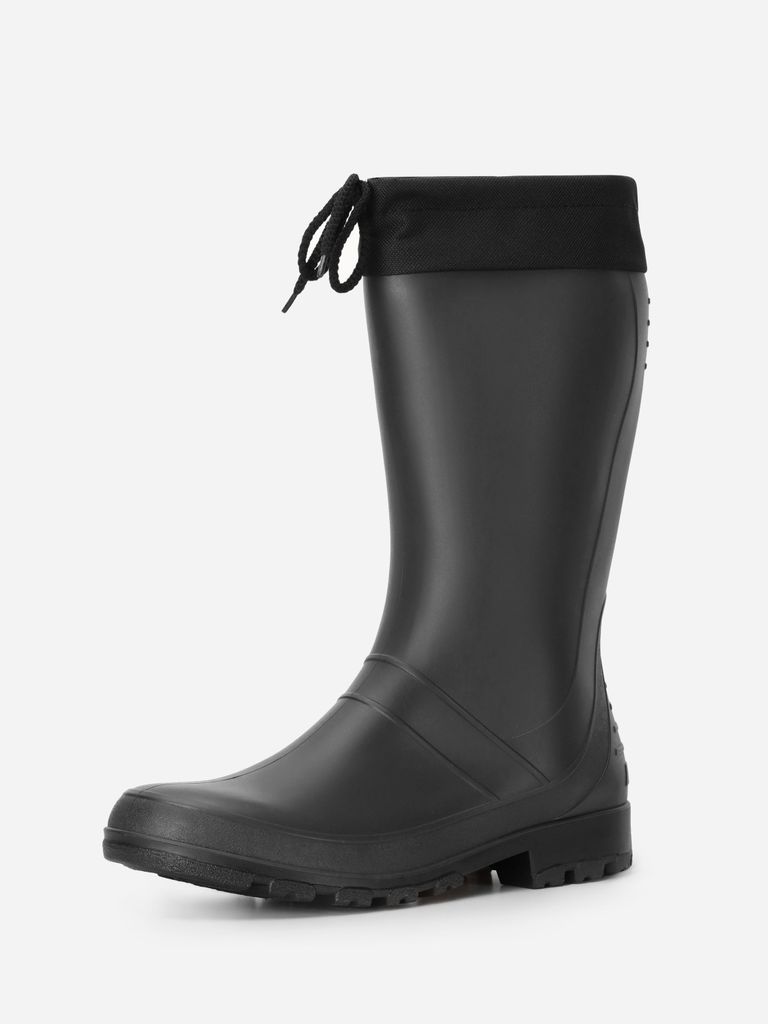 Ladeheid Damen und Herren PVC Gummistiefel LA-958 (Schwarz, 40 EU).