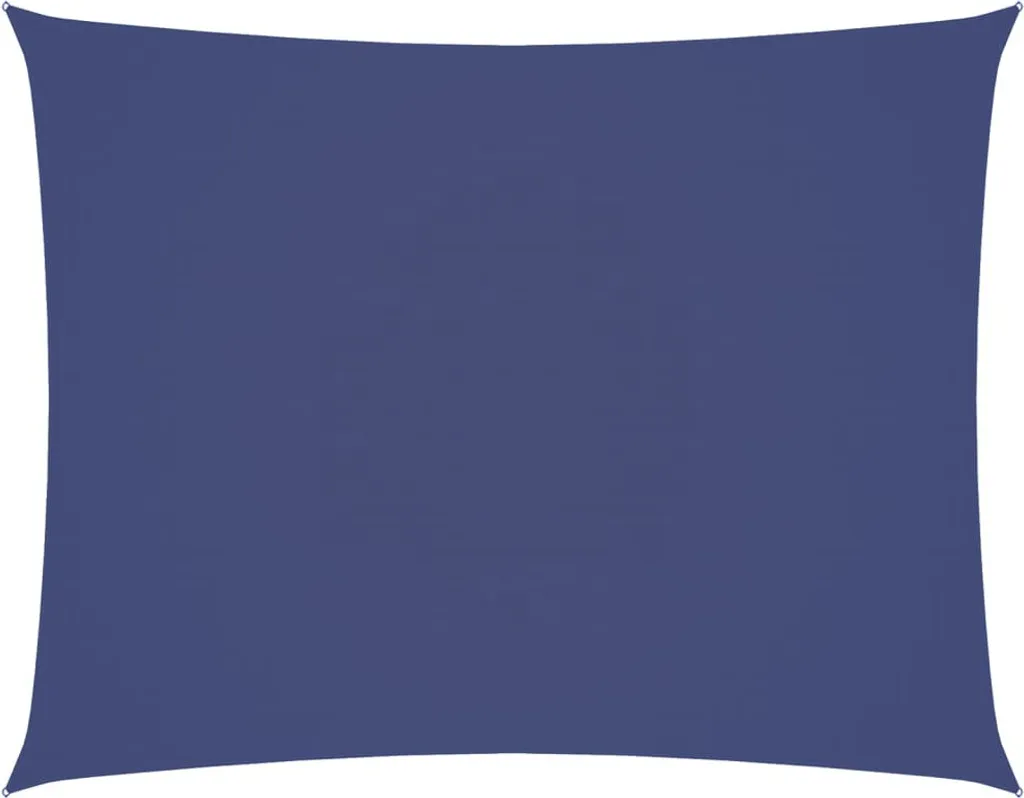 Tenda da sole in tessuto Oxford Rettangolare 4x6 m Blu