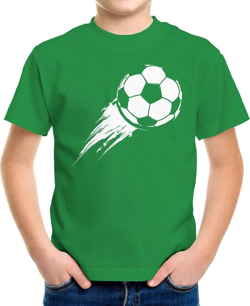 Kinder T-Shirt Jungen Fußball-Motiv Sport-Kleidung Geschenk Produktbild 