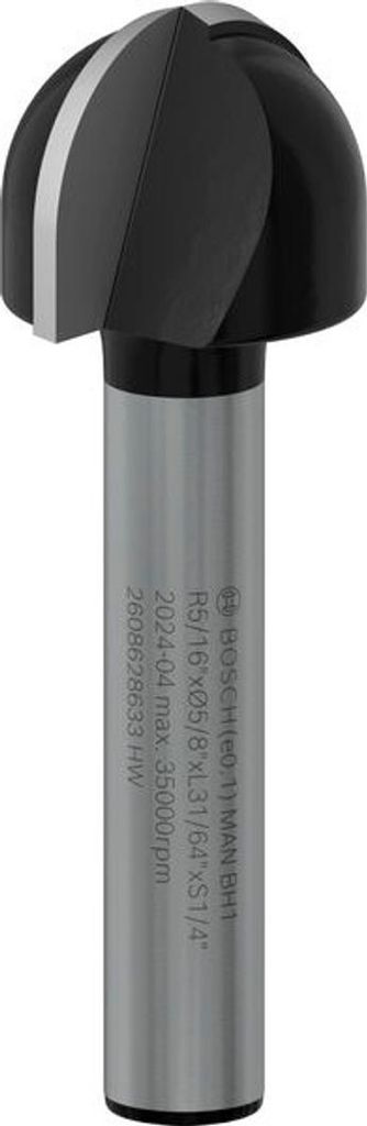PRO Hohlkehlfräser, R 5/16", Schaft 1/4" Produktbild 