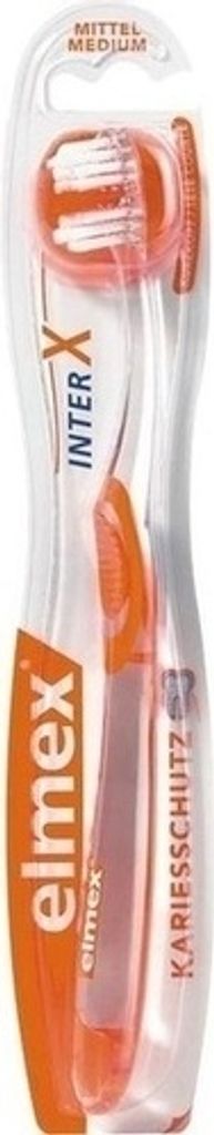 Elmex Střední štětcová hlava pro dentální hygienu. Kvalitní Obrázek produktu 