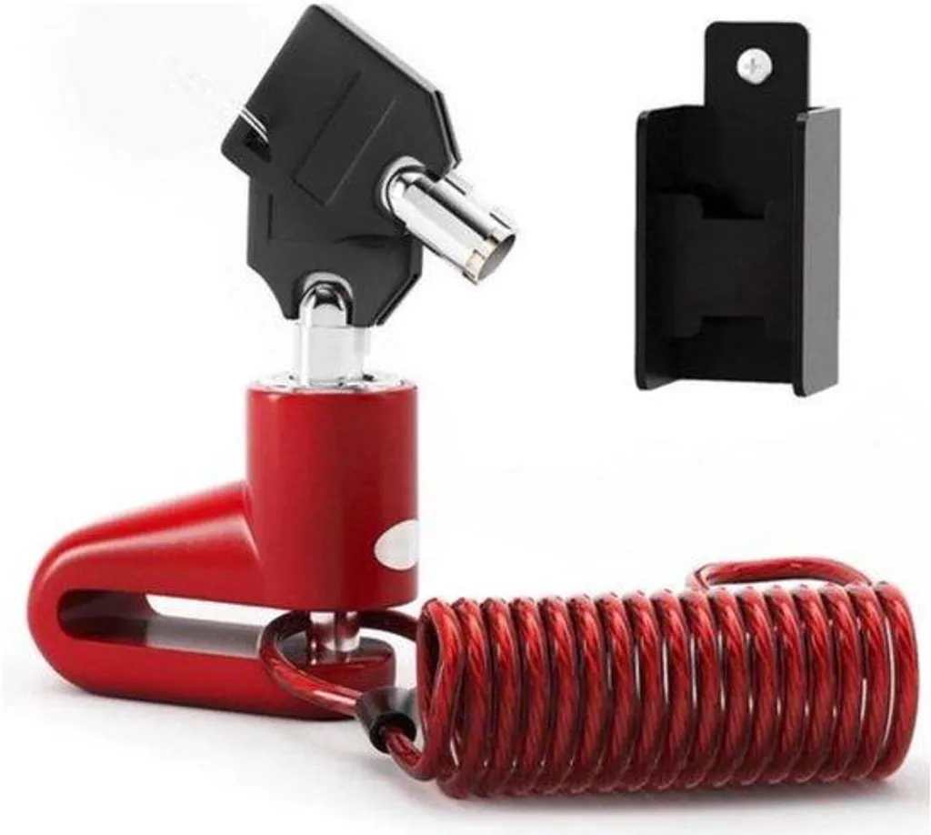 Antivol de vélo avec chaîne en acier maillons 10mm et gaine de protection