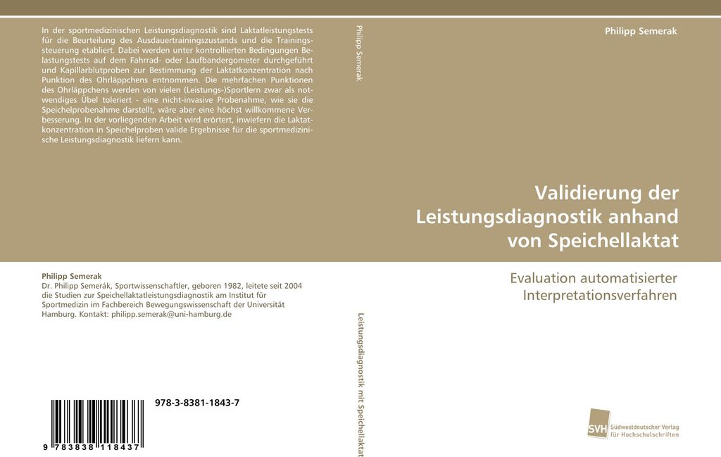 Validierung der Leistungsdiagnostik anhand von Speichellaktat