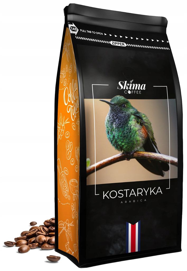 Zrnková káva 1 kg KOSTARIKA 100% Arabica čerstvě pražená do Obrázek produktu 