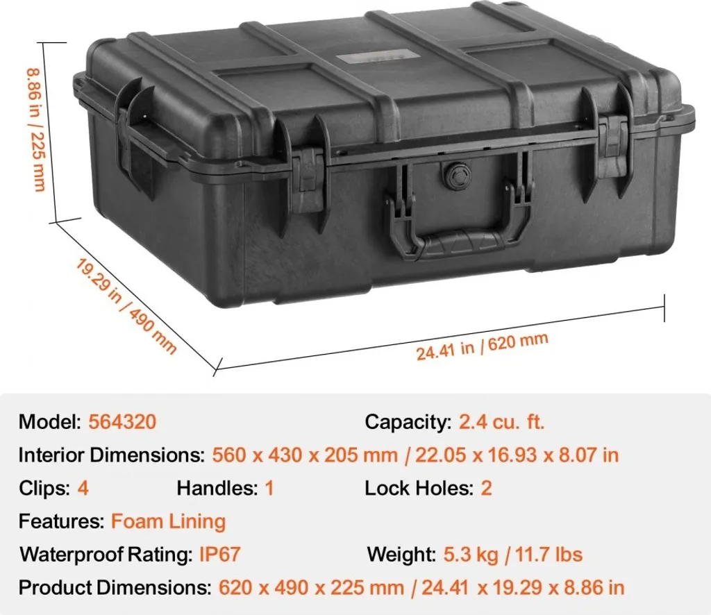 Coffre de rangement portable robuste et étanche pour matériel extérieur - 7