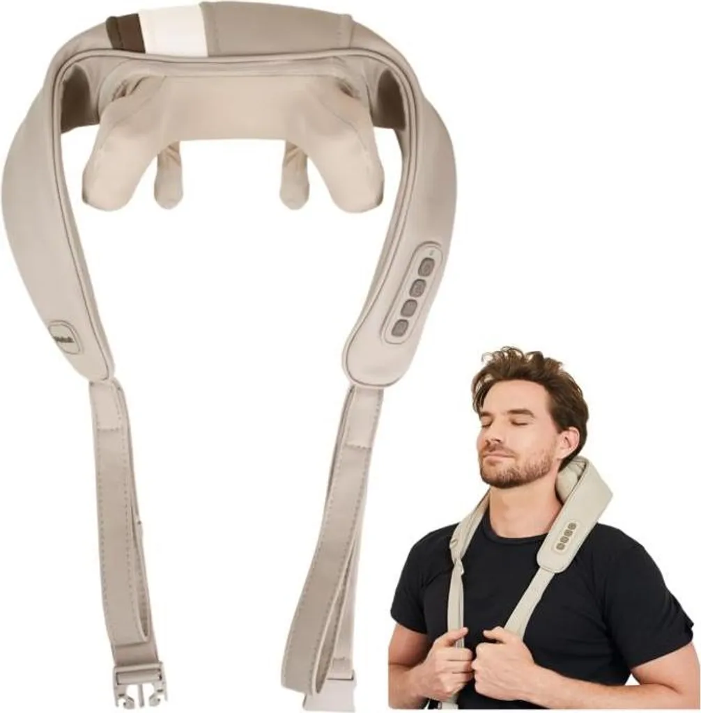 Mebak N1 Massaggiatore Cervicale Shiatsu 5D con Calore | Relax Professionale