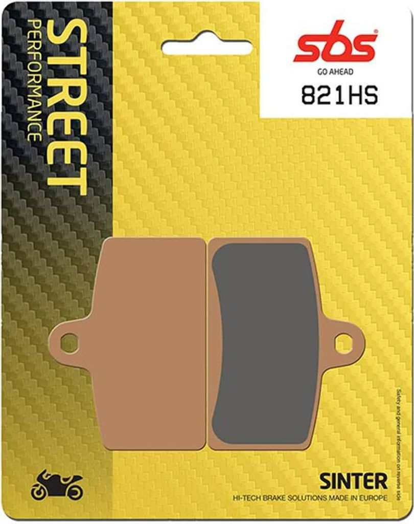 Bremsbelag SBS 821HS (Satz pro Scheibe) Street Sinter