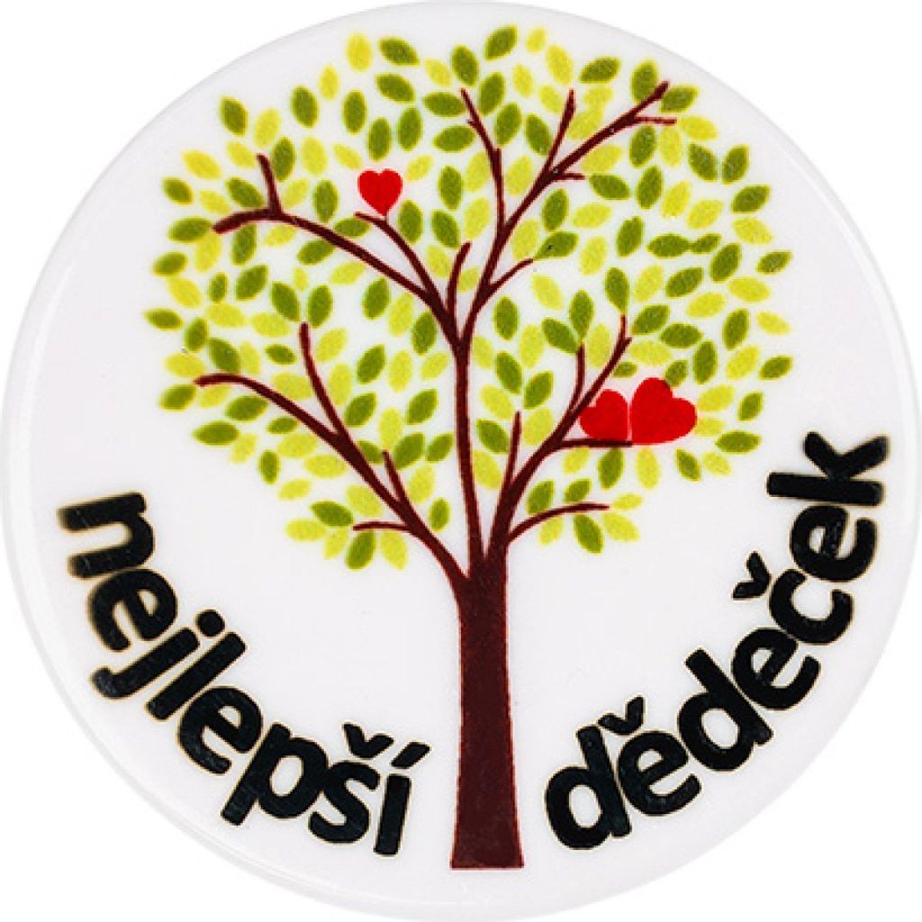 Plakette „BEST BABY“ - Durchmesser 35 mm - Weiß, Schwarz, Rot, Grün