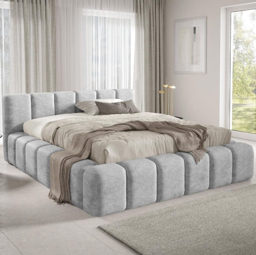 Polsterbett KALLA Premium 140x200 cm mit Bettkasten – PERFECT HARMONY 80