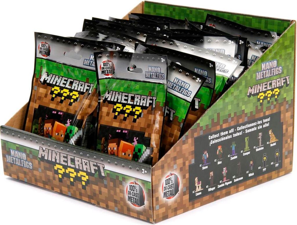 Minecraft Blind Pack Nanofigs - Sammelfigur Minecraft - 4cm Produktbild 1