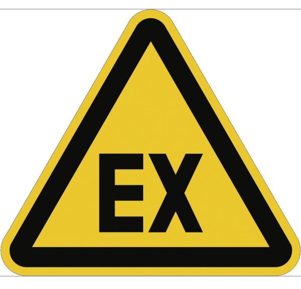 Dreifke® Schild Warnung vor explosionsfähiger Atmosphäre Produktbild 