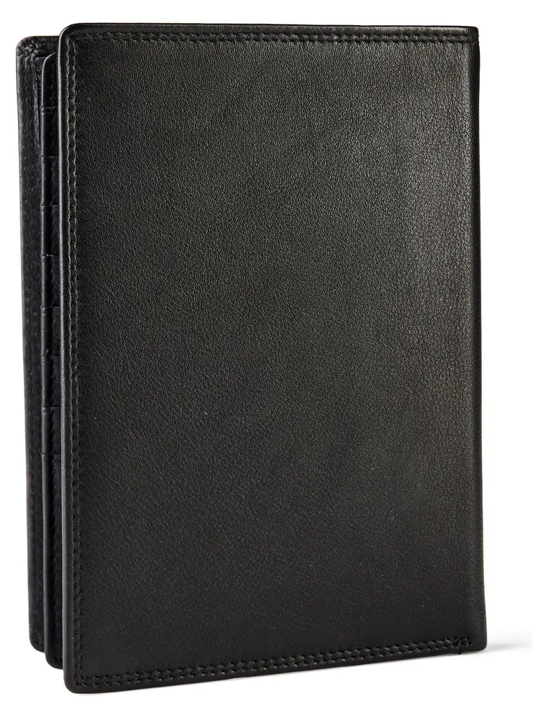 Étui carte d'identité cuir véritable double volet avec rangements - 7