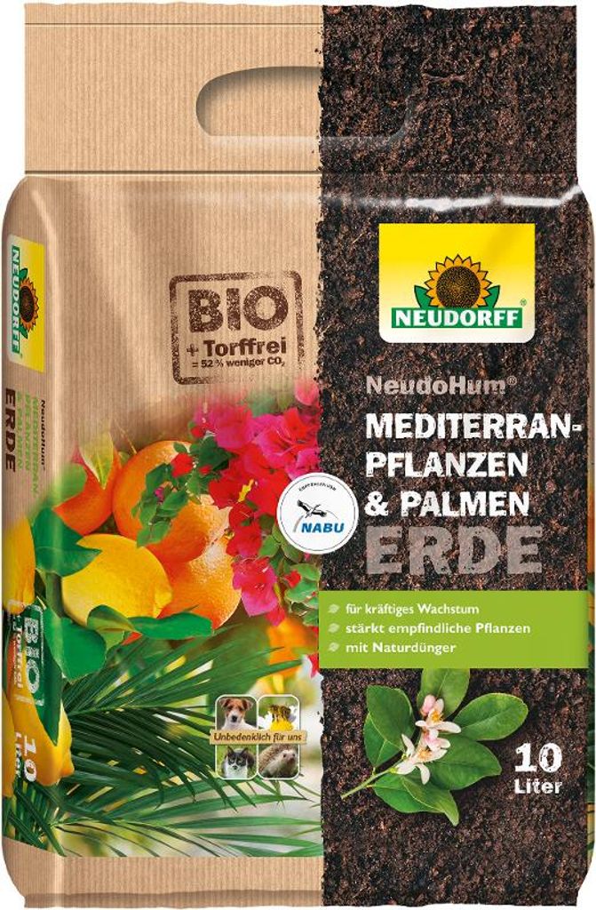 Neudorff NeudoHum Mediterranpflanzen- und PalmenErde 10 l - 00979